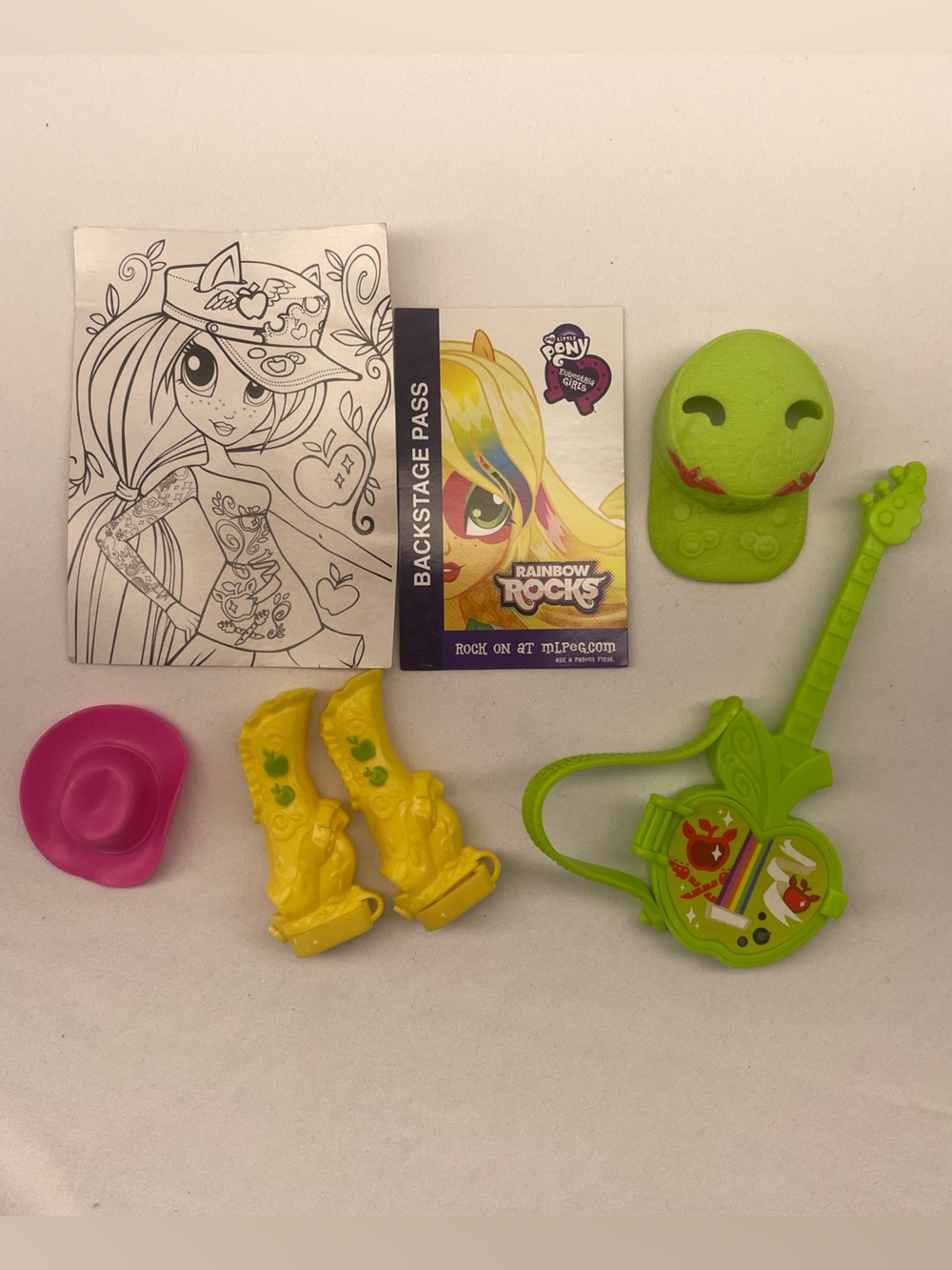 My Little Pony Equestria Girls Applejack Rainbow Rocks Accessories